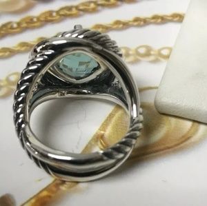 David Yurman Jewelry - 🦋David Yurman🦋 Infinity Prasiolite ring size 7 David Yurman Jewelry - 🦋David Yurman🦋 Infinity Prasiolite ring size 7